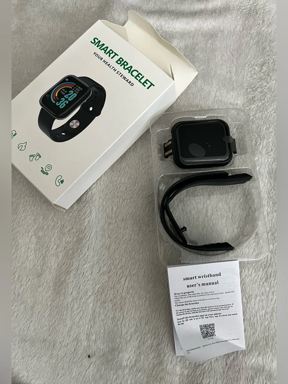 NIB Smart Bracelet Fitness Tracker - Black